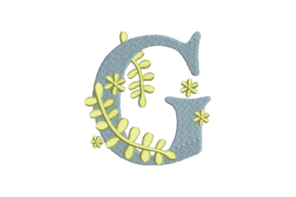 Floral Alphabet G: A Designer's Review for Wedding Monograms