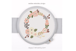 Large Floral Wreath: A Seasonal Embroidery Review