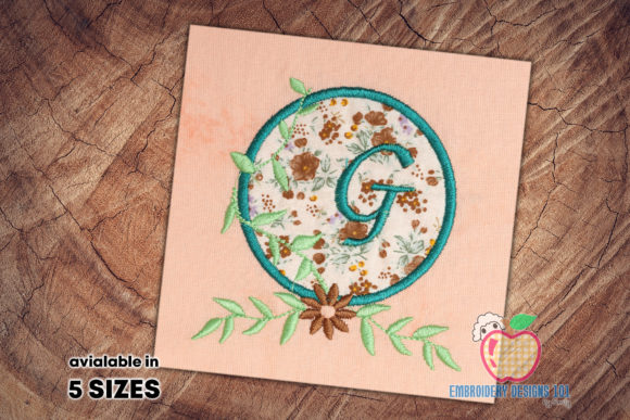 Review: Beautiful Floral Frame Applique for Etsy Shops