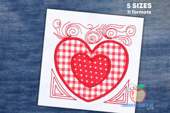 Review: Double Floral Heart Applique for Makers