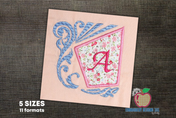 Review: Letter a with Floral Frame for Personalized Gifts