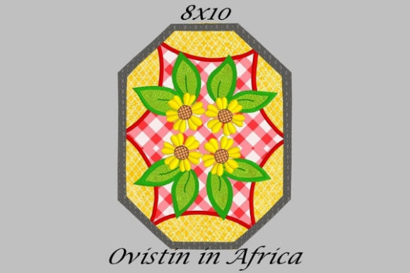 Review: Red Yellow Floral Applique Placemat for Sweatshirts